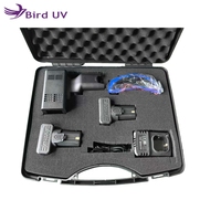 Lampe UV portable à main LED UV pour la détection rapide de la peinture automobile, batterie rechargeable, alliage d'aluminium