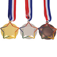 Récompenses personnalisées en or, bronze et argent, médailles 3D, médailles sportives, médailles et trophées avec ruban d'honneur