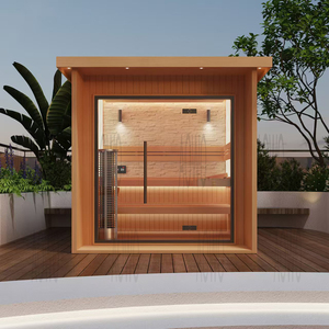 Bains à remous Salles de sauna Sauna Sauna extérieur Infrarouge Bois <span class=keywords><strong>Spa</strong></span> extérieur Intérieur Maison <span class=keywords><strong>Hammam</strong></span> turc humide - Product Image 2
