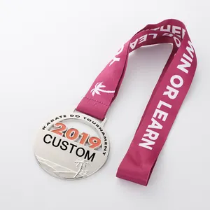 High Quality Zinc Alloy Blank Metal Enamel Kids Volleyball Marathon Custom Gold Medal Made In China