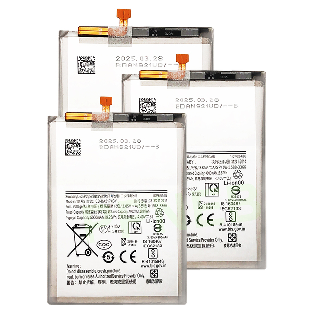 Direct Sales Genuine EB-BA217ABY 4900mAh Lithium Standard Battery for Samsung Galaxy A21S High-capacity Phone Battery 18-month