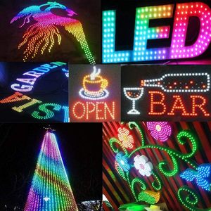 Aoying 500LEDS 12V <strong>WS2811</strong> LED <strong>Pixel</strong> <strong>String</strong> Lights <strong>with</strong> Xconnect Waterproof Pigtail Black Wire Bullet <strong>Pixel</strong> Nodes RGB LED <strong>Pixels</strong> - Product Image 6