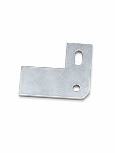 Plaque de fixation en fer L, revêtement zinc et thermolaqué, connecteur de quincaillerie métallique pour meuble, armoire, casier, porte - Product Image 3