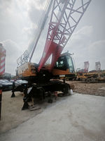 Grue sur chenilles SANY SCC1500A-6 d'occasion, 150 tonnes, grue de levage robuste, treuil sur chenilles pour chantier de construction
