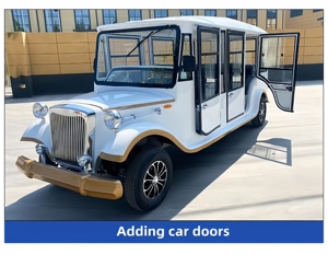 Phổ Biến 4-Wheel AC Động Cơ Điện Cổ Điển Golf <span class=keywords><strong>Cart</strong></span> Cho Khách Sạn Tham Quan Xe Ô Tô Cũ Cho Khách Sạn - Product Image 1