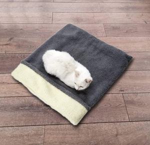 Neues Design Katzen bett Höhle Schlafsack Pet Mat Warming Pad Sack für Katzen und kleine Hunde <span class=keywords><strong>Burrow</strong></span> ing Cosy Soft Comfortable Bed - Product Image 4