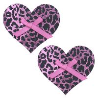 Cache-tétons jetables en gros, motif léopard rose, sexy, pour femmes, accessoires intimes