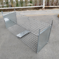 Grande cage piège en treillis métallique pour le contrôle des nuisibles, pour porcupins, coyotes, marmottes, armadillos, loups, renards, chiens et chats sauvages