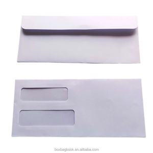 Sobre Rígido de Papel Kraft Blanco para Envíos por Correo, Tarjetas Postales y Tarjetas de Navidad, <span class=keywords><strong>DL</strong></span> 220 x 110 mm (8 3/4 x 4 3/8 Pulgadas), ZL 230 x 120 mm (9 x 4 3/4 Pulgadas) - Product Image 1