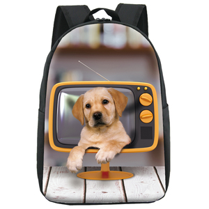 Mochila Escolar de Lona con Diseño de Animales Personalizado, Mochilas Escolares para Niñas, Mochila Escolar con Transferencia de Calor, Imagen de Tu Logotipo Personal - Product Image 1