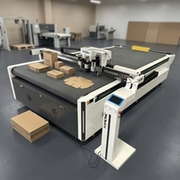 Plotter de Corte Digital de Cama Plana, Máquina de Corte de Papel de Alta Precisión para Tablero KT y PVC