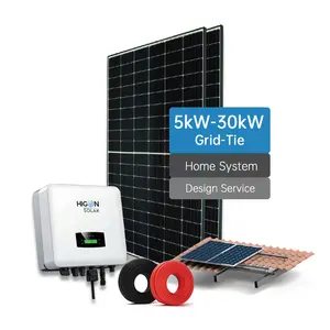 Sweden Market 7.5Kw Solar On Grid System Diagram 10000W Solar System Hotel Three Phase 380V