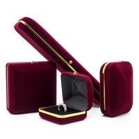 Organisateur de bijoux en velours de marque privée boîte multi-compartiments pour bagues colliers boucles d'oreilles voyage ou affichage