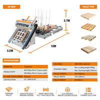 Nouvelle machine à clouer les palettes en bois CNC HICAS pour l'utilisation dans les usines de fabrication 220V/380V Fabriqué en Chine