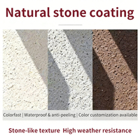 Peinture décorative à granulés de marbre, peinture texturée, peinture granit, peinture murale texturée DUBANG, finition pierre véritable