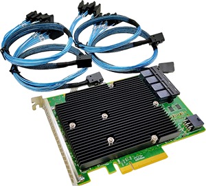 Adaptador de Almacenamiento Tri-Modo Empresarial, 16 Puertos Internos, Velocidad de Transferencia de 12 Gb/s, para Expansión de Almacenamiento de Servidor, Centro de Datos, NIC PCIe - Product Image 6