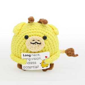 Bambole di Animali Carini Fatte a Mano in Lana Lavorata a Maglia: Cuccioli, <span class=keywords><strong>Pony</strong></span> e Maialini - Energia Positiva - Product Image 5