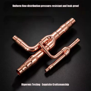 Raccord en cuivre E52SN 102SN 162SN 302SN pour climatisation centrale <span class=keywords><strong>Hitachi</strong></span> VRF, raccord de branche en cuivre de type T - Product Image 2