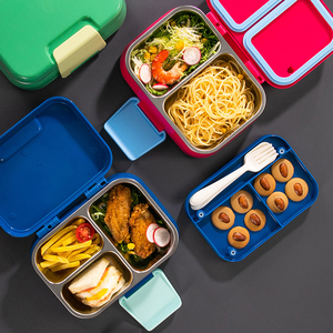 Boîte à lunch portable en acier inoxydable pour enfants Thermal Tiffin Isolé Enfant École Bento Boîte à lunch <span class=keywords><strong>Isotherme</strong></span> - Product Image 5