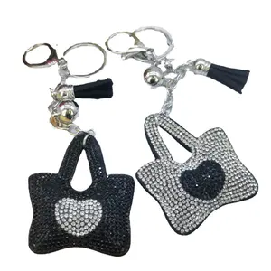 huisen new gift Hot hot picture love bag Key chain Women's car key hanging ornaments