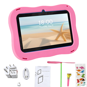 Factory Price <b>7</b> Inch Kids Educational School Learning Games <b>Tablet</b> Android 15 4+64GB Wi-Fi OEM Anti-Drop Protective Case Toys - Product Image 4