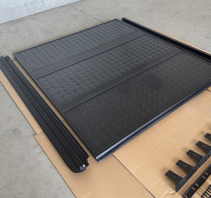 Longwyll, cubierta deslizante de tres pliegues de alta calidad, cubierta de Tonneau deslizante para camioneta para Toyota <span class=keywords><strong>HILUX</strong></span> <span class=keywords><strong>SR</strong></span> - Product Image 6
