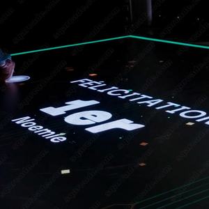 Équipement de salle de jeux d'évasion intérieure : Sol interactif à grille de pixels LED pour jeux de défi pour adultes - Product Image 5