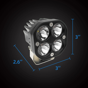 320M Mini Offroad 4x4 Bumper Bull Bar <strong>LED</strong> <strong>Work</strong> <strong>Light</strong> SUV/4WD Pickup <strong>40W</strong> Auxiliary Fog Lamp 3-Inch 3 Inch White Driving <strong>Lights</strong>
