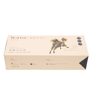 Caja de Regalo de Té Rígida de Lujo con Logotipo Personalizado y Funda para Sobres de Té Verde Chino, Caja de Embalaje de Papel Vacía - Product Image 3