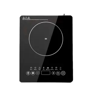 Integrated Stove Double Hobs 2 Hot Plate Induction Cooker Commercial Hob 3 Bunner Induction Cooker Black Electric Touch Screen