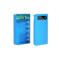 Boîtier de batterie externe détachable 18650 avec écran LCD, DIY, pour 5 piles 18650, coque de protection pour power bank
