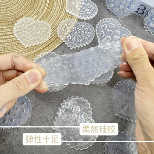 1 pieza de abalorio para <span class=keywords><strong>uñas</strong></span> DIY carcasa de silicona transparente de grado alimenticio para arte de <span class=keywords><strong>uñas</strong></span> mariposa Rosa flor decoración de <span class=keywords><strong>uñas</strong></span> pegamento molde pastel herramientas - Product Image 2