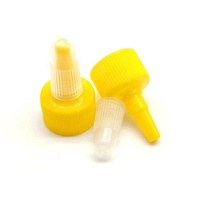 Bouchon compte-gouttes à vis en plastique PP pour l'emballage d'huiles essentielles, de médicaments et de liquides cosmétiques avec contrôle précis de la dosage