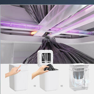Cubo de basura rectangular inteligente para interiores, automático, con sensor eléctrico, de 17L, ABS, autosellante, con cambio de bolsa de basura, sin contacto. - Product Image 4