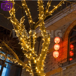 Guirnalda de Luces LED Cálidas de 10m con 100 Bombillas, CRI80, Recargables, Regulables, 220v, IP65, para Decoración de Exteriores y Festivales - Product Image 3