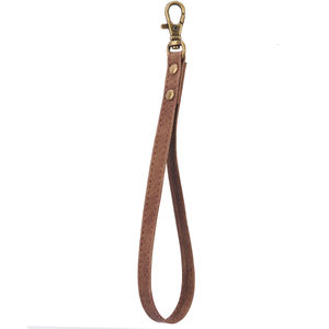 สายคล้องโทรศัพท์หนัง PU พร้อมห่วงคล้องกุญแจโลหะ เชือกหนังคล้องมือ เชือกคล้องเคสหนัง สายคล้องแบบกำหนดโลโก้ได้ - Product Image 2