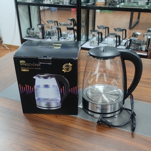 Thủy tinh Ấm đun nước điện các thiết bị nhà bếp nhà trà ấm đun nước thủy tinh ấm trà 1.8L xách tay không dây Ấm điện tại chỗ bán buôn - Product Image 3