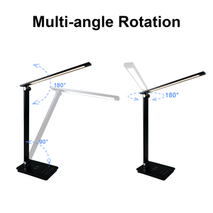 Văn phòng có thể gập lại LED bàn đèn với bộ sạc không dây và USB sạc-Bảng ánh sáng nghiên cứu ánh sáng với ánh sáng ban đêm cho văn phòng - Product Image 2