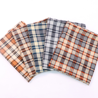 Tissu textile uni imprimé à motif écossais élastique de qualité supérieure pour chemises et vêtements de tous les jours pour hommes et femmes, vente en gros