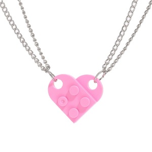 Nuevo collar AliExpress Hip Hop amor bloque de construcción colgante collar - Product Image 6