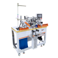 Machine à coudre automatique de haute qualité SOMAX SM-08 pour la pose d'élastiques de ceinture pour sous-vêtements, caleçons et boxers
