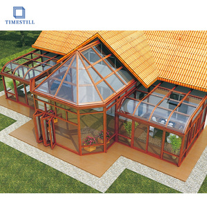 Véranda en aluminium 4 saisons à double vitrage, coupe-vent et isolante, pour villa, jardin, patio, café, salle à manger - Product Image 4
