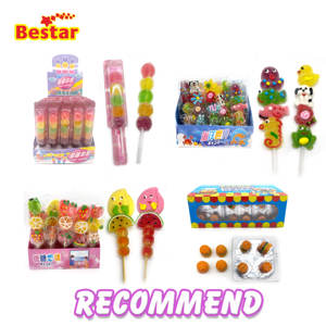 Monster Eye Big Eyeball Skewer relleno de jugo de frutas Gummies Q Bomb Gummies Lollipops - Product Image 3