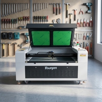 Machine de gravure/découpe laser CO2 TZ-1390 avec contrôleur Ruida, haute précision, refroidissement par eau, CNC, pour matériaux non métalliques, métal, bois, papier, MDF