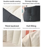 Sarung Sofa malas dua kursi, penutup kain pelapis Eps/epp untuk kamar tidur atau ruang tamu