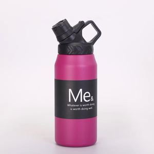 Thermos sport à double paroi 750 ml 950 ml en acier inoxydable 304, tasse isotherme sous vide pour le camping et la randonnée - Product Image 4