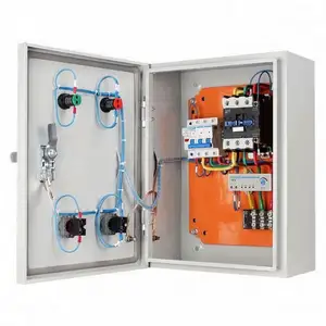 SAIPWELL 63A 32A Three phase double input power distribution box custom control panel box power supply enclosure