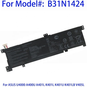 Pin máy tính xách tay b31n1424 cho máy tính xách tay Asus u4000 a400u a401l K401L K401U <span class=keywords><strong>K401LB</strong></span> v405l 11.4V 48Wh - Product Image 2
