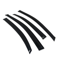 Déflecteur de pluie pour pare-brise de voiture, visière de porte noire pour Toyota Yaris 2014 2016 2017 2018, accessoires