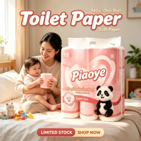 Papier toilette en pâte de bois 2/3 plis, jetable, écologique, vente en gros, personnalisé, absorbant